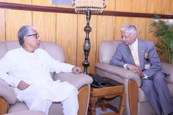 Indian Ambassador to Sudan, Deepak Vohra meets Tripura CM